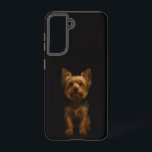 Black 4 Luxe  Galaxy S21 Case, Yorkshire Terrier Samsung Galaxy Case<br><div class="desc">Add a touch of refined elegance and confident small-breed presence to your everyday carry with the Black 4 Luxe Galaxy S21 Case featuring the Yorkshire Terrier, rendered with exceptional realism against the flawlessly uniform deep-black background that defines the Black 4 Luxe identity. The Yorkshire Terrier is presented in a poised,...</div>