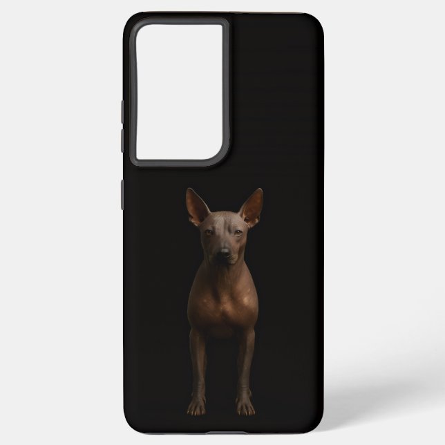 Black 4 Luxe Galaxy S21 Plus, Argentine Pila Dog Samsung Galaxy S21+ Case (Back)