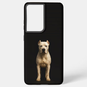 Black 4 Luxe Galaxy S21 Ultra, Bold Dogo Argentino Samsung Galaxy Case