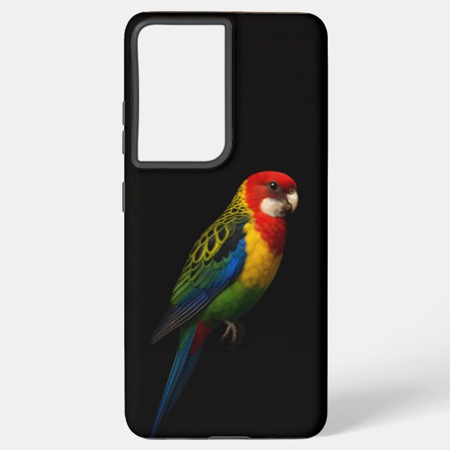 Black 4 Luxe Galaxy S21 Ultra, Eastern Rosella Samsung Galaxy S21 Ultra Case (Back)