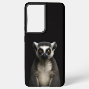 Black 4 Luxe Galaxy S21 Ultra, Gentle Lemur Samsung Galaxy Case