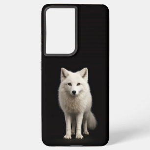 Black 4 Luxe Galaxy S21 Ultra, Ivory Arctic Fox Samsung Galaxy Case