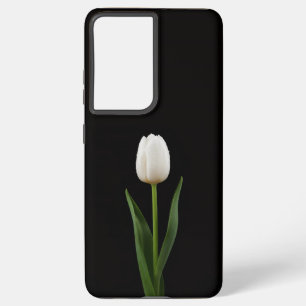 Black 4 Luxe Galaxy S21 Ultra, Pearl White Tulip Samsung Galaxy Case