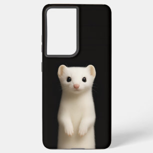 Black 4 Luxe Galaxy S21 Ultra, Stylish Ermine Samsung Galaxy Case