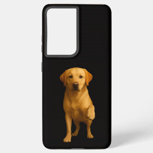 Black 4 Luxe Galaxy S21 Ultra, Tender Labrador Samsung Galaxy Case