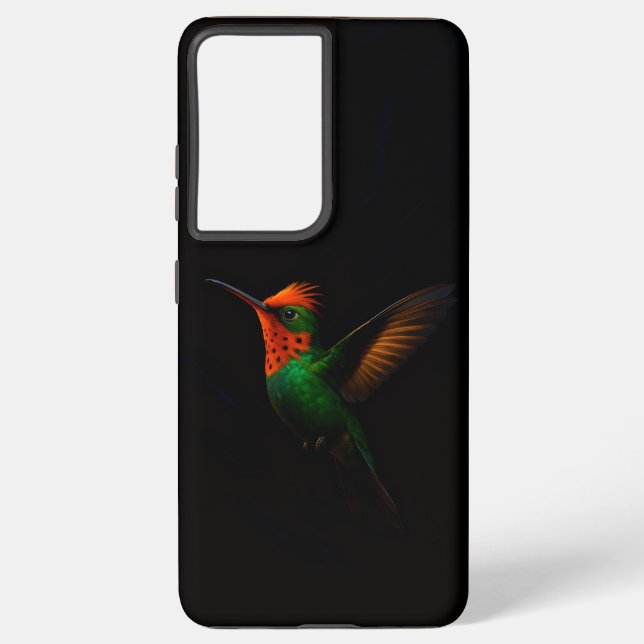 Black 4 Luxe Galaxy S21 Ultra, Tufted Coquette Samsung Galaxy S21 Ultra Case (Back)