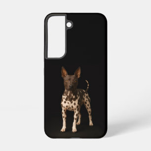 Black 4 Luxe Galaxy S22 Case, Hairless Terrier Samsung Galaxy Case