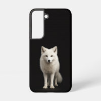 Black 4 Luxe Galaxy S22 Case, Ivory Arctic Fox