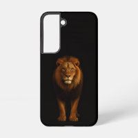 Black 4 Luxe Galaxy S22 Case, Majestic Lion