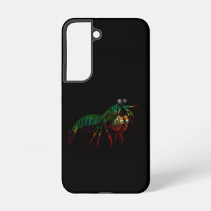 Black 4 Luxe Galaxy S22 Case, Mantis Shrimp Samsung Galaxy Case