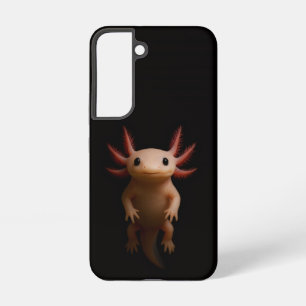 Black 4 Luxe Galaxy S22 Case, Mexican Axolotl Samsung Galaxy Case