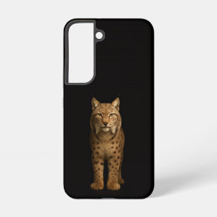 Black 4 Luxe Galaxy S22 Case, Silent Lynx Samsung Galaxy Case