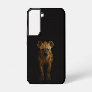 Black 4 Luxe Galaxy S22 Case, Wild Spotted Hyena Samsung Galaxy Case