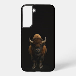 Black 4 Luxe Galaxy S22 Plus, American Bison Samsung Galaxy Case