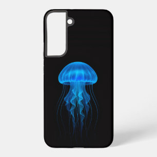 Black 4 Luxe Galaxy S22 Plus, Blue Jellyfish Samsung Galaxy Case