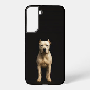Black 4 Luxe Galaxy S22 Plus, Bold Dogo Argentino Samsung Galaxy Case