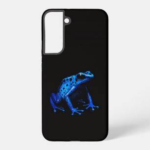 Black 4 Luxe Galaxy S22 Plus Case, Blue Frog Samsung Galaxy Case