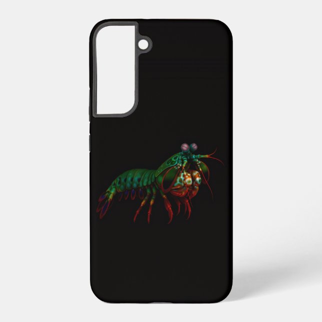 Black 4 Luxe Galaxy S22 Plus, Mantis Shrimp Samsung Galaxy S22+ Case (Back)