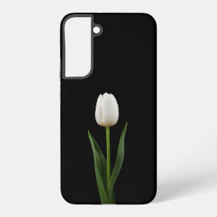 Black 4 Luxe Galaxy S22 Plus, Pearl White Tulip Samsung Galaxy Case