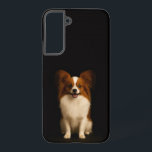 Black 4 Luxe Galaxy S22 Plus, Refined Papillon Samsung Galaxy Case<br><div class="desc">Add a touch of refined elegance and delicate toy-breed presence to your everyday carry with the Black 4 Luxe Galaxy S22 Plus Case featuring the Refined Papillon, rendered with exceptional realism against the flawlessly uniform deep-black background that defines the Black 4 Luxe identity. The Papillon is portrayed in a poised,...</div>