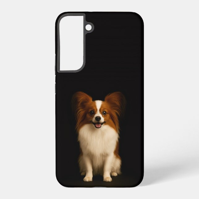 Black 4 Luxe Galaxy S22 Plus, Refined Papillon Samsung Galaxy S22+ Case (Back)