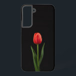 Black 4 Luxe Galaxy S22 Plus, Ruby Red Tulip Samsung Galaxy Case<br><div class="desc">Add a touch of bold elegance and refined botanical intensity to your everyday carry with the Black 4 Luxe Galaxy S22 Plus Case featuring the Ruby Red Tulip, rendered with exceptional realism against the flawlessly uniform deep-black background that defines the Black 4 Luxe identity. The tulip is presented in a...</div>