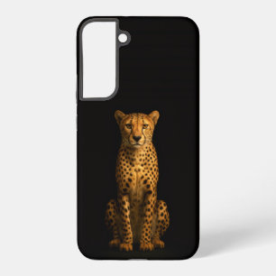 Black 4 Luxe Galaxy S22 Plus, Sleek Cheetah Samsung Galaxy Case