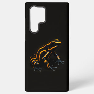 Black 4 Luxe Galaxy S22 Ultra, Black Orange Frog Samsung Galaxy Case