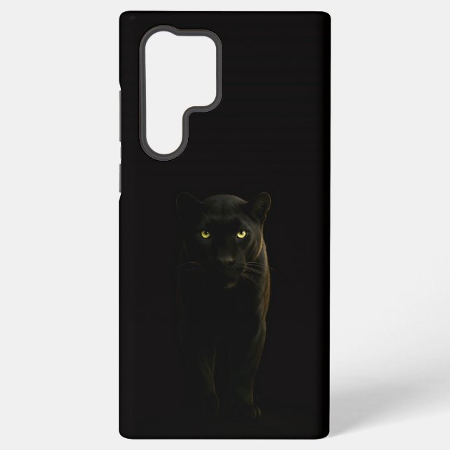 Black 4 Luxe Galaxy S22 Ultra, Black Panther Samsung Galaxy S22 Ultra Case (Back)