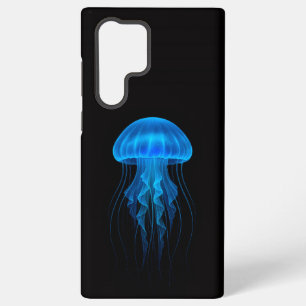 Black 4 Luxe Galaxy S22 Ultra, Blue Jellyfish Samsung Galaxy Case