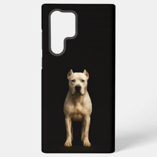 Black 4 Luxe Galaxy S22 Ultra, Bold Dogo Argentino Samsung Galaxy Case