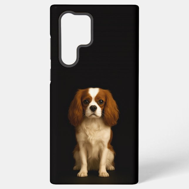 Black 4 Luxe Galaxy S22 Ultra, Cavalier Spaniel Samsung Galaxy S22 Ultra Case (Back)
