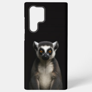 Black 4 Luxe Galaxy S22 Ultra, Gentle Lemur Samsung Galaxy Case