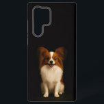 Black 4 Luxe Galaxy S22 Ultra, Refined Papillon Samsung Galaxy Case<br><div class="desc">Add a touch of refined elegance and delicate toy-breed presence to your everyday carry with the Black 4 Luxe Galaxy S22 Ultra Case featuring the Refined Papillon, rendered with exceptional realism against the flawlessly uniform deep-black background that defines the Black 4 Luxe identity. The Papillon is portrayed in a poised,...</div>