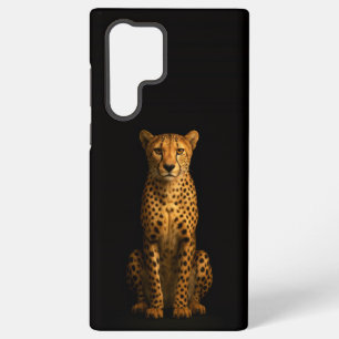 Black 4 Luxe Galaxy S22 Ultra, Sleek Cheetah Samsung Galaxy Case