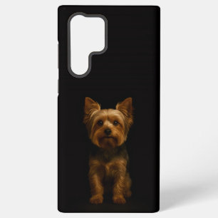 Black 4 Luxe Galaxy S22 Ultra, Yorkshire Terrier Samsung Galaxy Case