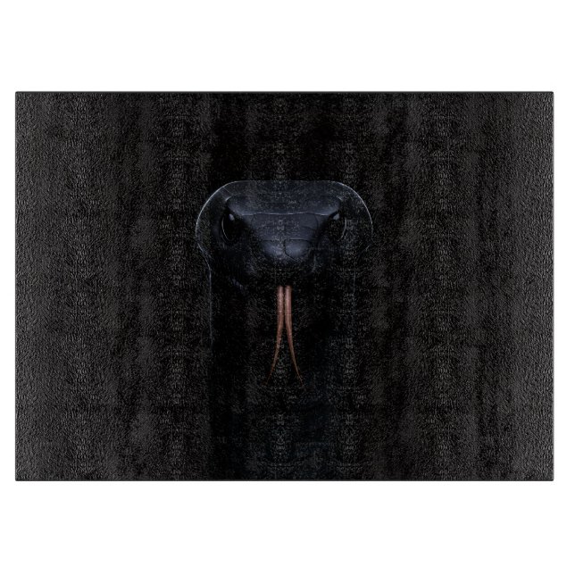Black 4 Luxe Glass board Black Mamba (Front)