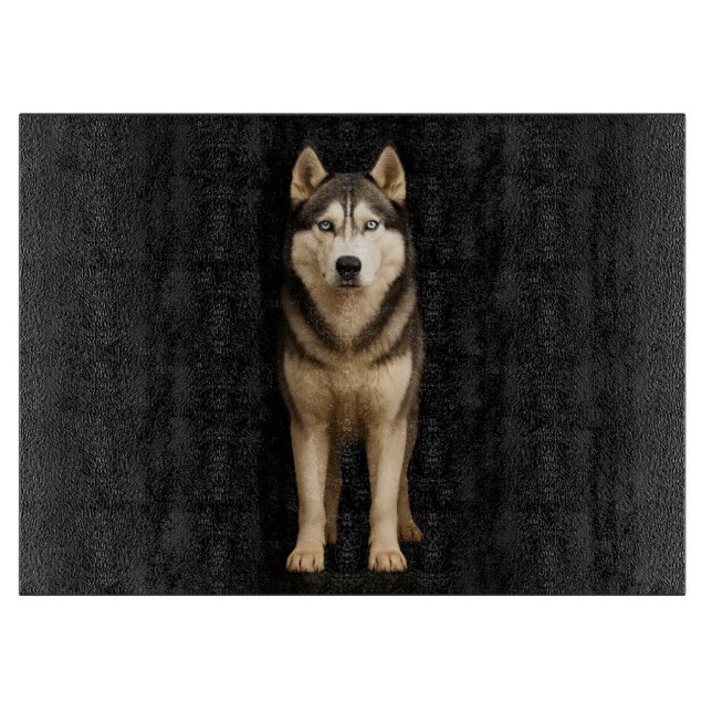 Black 4 Luxe Glass board Icy Elite Husky (Front)