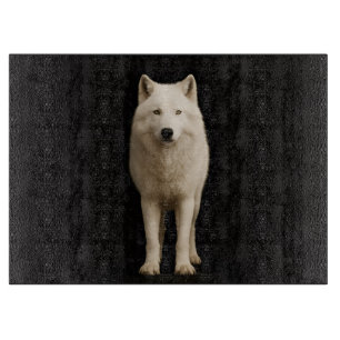 Black 4 Luxe Glass board Ivory Arctic Wolf