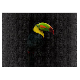 Black 4 Luxe Glass board Keel Billed Tucan