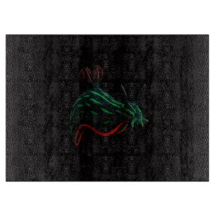 Black 4 Luxe Glass board  Neon Sea Slug
