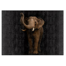 Black 4 Luxe Glass cutting board Mighty Elephant