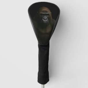 Black 4 Luxe Golf Driver Cover, Gorilla Head Cover