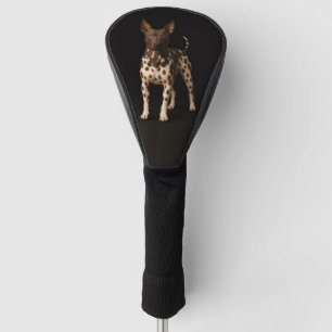 Black 4 Luxe Golf Driver Cover, Hairless Terrier Head Cover