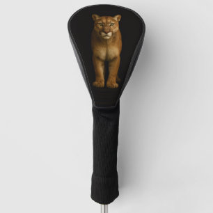 Black 4 Luxe Golf Driver Cover, Silent Prime Puma Head Cover