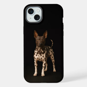 Black 4 Luxe, Hairless Terrier iPhone 15 Plus Case
