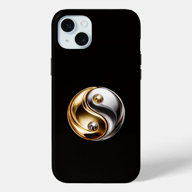 Black 4 Luxe, Harmony Yin Yang iPhone 15 Plus Case-Mate iPhone Case (Back)