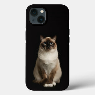Black 4 Luxe iPhone 13, Birmanese Cat iPhone 13 Case