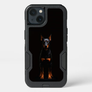 Black 4 Luxe  iPhone 13 Case, Guardian Doberman