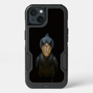 Black 4 Luxe  iPhone 13 Case, Shoebill Exotic Bird